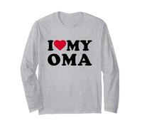 I Love My OMA Heart Grandma Family Manga Larga