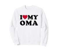 I Love My OMA Heart Grandma Family Sudadera