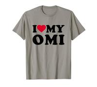 I Love My Omi Heart Grandma Family Camiseta