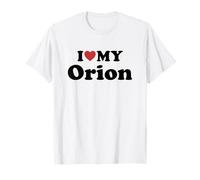 I Love My Orion Nombre Conjunto Pareja Camiseta