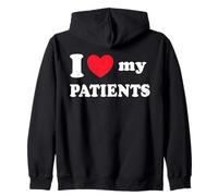I Love My Patients Doctor Enfermería Enfermería Cuidado del Corazón Cita Sudadera con Capucha