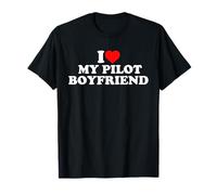 I Love My Pilot Boyfriend Camiseta