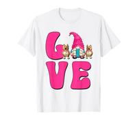 I Love My Pitbull Graphic For Women Girls Cute Dog Mom GNOME Camiseta
