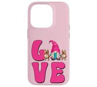I Love My Pitbull Graphic For Women Girls Cute Dog Mom GNOME Carcasa para iPhone 14 Pro