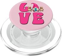 I Love My Pitbull Graphic For Women Girls Cute Dog Mom GNOME PopSockets PopGrip para MagSafe