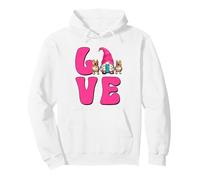 I Love My Pitbull Graphic For Women Girls Cute Dog Mom GNOME Sudadera con Capucha