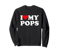 I Love My Pops Heart Family Grandpa Sudadera