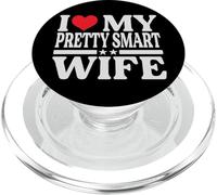 I Love My Pretty Smart Wife PopSockets PopGrip para MagSafe