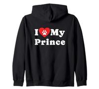 I Love My Prince Dog Dueño Amante de los Perros Sudadera con Capucha