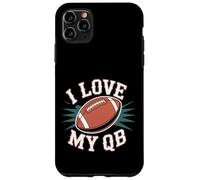 I Love My QB Football Girlfriend Quarterback - Carcasa para iPhone 11 Pro MAX