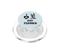 I Love my Rat Terrier Dog Pet Animal Lover Hombres Mujeres Ropa PopSockets PopGrip para MagSafe