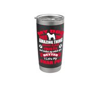 I Love My Shar Pei Dog Funny Puppy Dogs Lovers Vaso térmico de acero inoxidable de doble pared