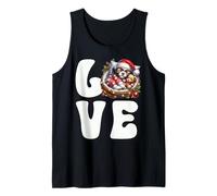 I Love My Shih Tzu Graphic For Dog Grandma Cute Christmas Camiseta sin Mangas