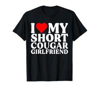I Love My Short Cougar Novia I Heart Mi Cougar Gf Camiseta