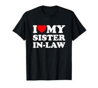 I Love My Sister-In-Law Heart Family Funny Camiseta
