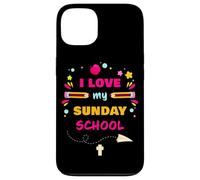 I Love My Sunday School - Christian Church Teacher & Girls Carcasa para iPhone 13