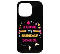 I Love My Sunday School - Christian Church Teacher & Girls Carcasa para iPhone 13 Pro