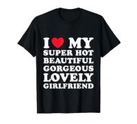 I Love My Super Caliente Hermosa Hermosa Hermosa Novia Camiseta gráfica económica, Hombre, Negro, L