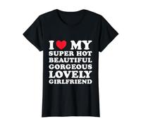 I Love My Super Caliente Hermosa Hermosa Hermosa Novia Camiseta gráfica económica, Mujer, Negro, L