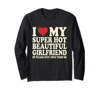 I Love My Super Caliente Hermosa Novia Mantente lejos de mí Manga Larga