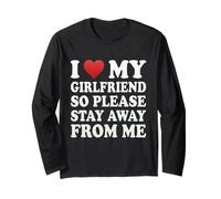I Love My Super Caliente Hermosa Novia Mantente lejos de mí Manga Larga