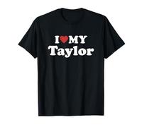 I Love My Taylor Nombre Conjunto Pareja Camiseta