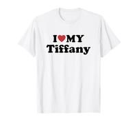 I Love My Tiffany Nombre Conjunto Pareja Camiseta