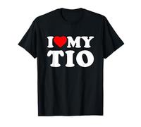 I Love My Tio Heart Grandpa Family Camiseta