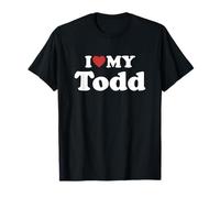 I Love My Todd Nombre Conjunto Pareja Camiseta