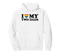 I Love My Two Dads Sudadera con Capucha