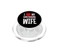 I Love My Wife Recién Casado Matrimonio Regalo de Boda a Juego PopSockets PopGrip para MagSafe