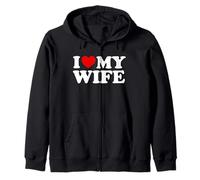 I Love My Wife - Red Heart Sudadera con Capucha