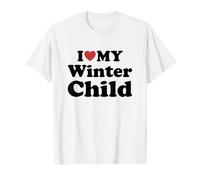 I Love My Winter Child Camiseta