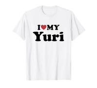 I Love My Yuri Nombre Conjunto Pareja Camiseta