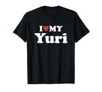 I Love My Yuri Nombre Conjunto Pareja Camiseta