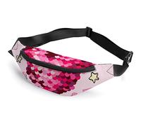 I Love Myself Hand Drawn Mushrooms Pine Branch Fanny Pack, Riñonera Deportiva para niños Adultos para Hombres y Mujeres