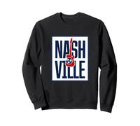 I Love Nashville, Nashville Tennessee Illustration Graphic Sudadera