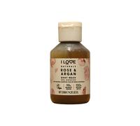 I love, naturals collection, vegan, rose & argan, hydrating, shower ge