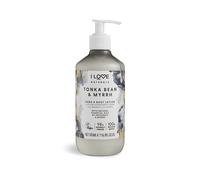 I love naturals tonka bean & myrrh hand & body lotion, essential oils