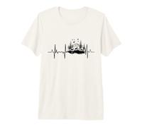 I Love Nature Ritmo cardíaco Camiseta Premium