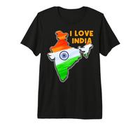 I Love New-Delhi Hola India Mapa Bandera Orgullosa India Papá Mamá Camiseta Premium