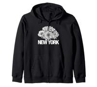 I Love New York City, Floral New York Illustration Graphic Sudadera con Capucha