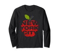 I Love New York City, New York City The Big Apple Gráfico Manga Larga