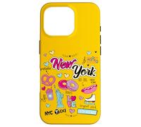 I Love New York, New York City Illustration Graphic Designs Carcasa para iPhone 16 Pro