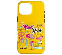 I Love New York, New York City Illustration Graphic Designs Carcasa para iPhone 16 Pro MAX