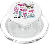 I Love New York, New York City Illustration Graphic Designs PopSockets PopGrip para MagSafe