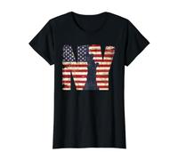 I Love New York, Vintage New York Liberty USA Flag Graphic Camiseta gráfica económica