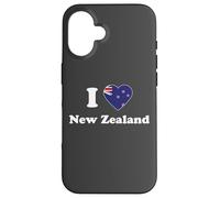I Love New Zealand I Heart New Zealand NZ Carcasa para iPhone 16