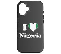 I Love Nigeria I Heart Nigeria Nigerian Carcasa para iPhone 16