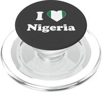 I Love Nigeria I Heart Nigeria Nigerian PopSockets PopGrip para MagSafe